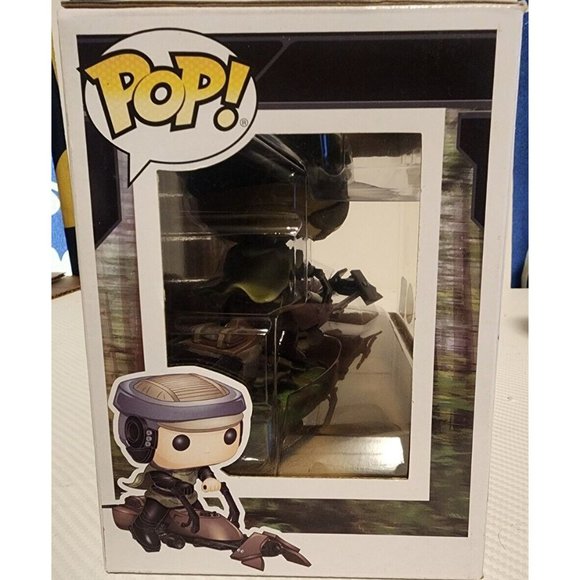Star Wars Funko Pop - Luke Skywalker with Speeder Bike (Chase) - No. 229 - Picture 4 of 5